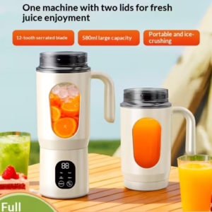 Double-handle Glass Cup Portable Juicer