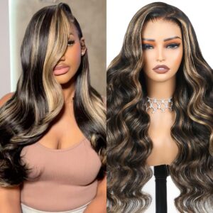 5x6 Glueless 1B/27 Highlight Human Hair 210% Density