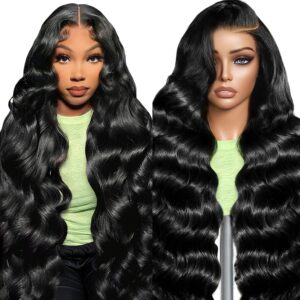Body Wave 200% Density Pre Plucked Glueless Human Hair