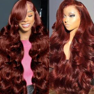 13x6 Reddish Brown Lace Front Wigs