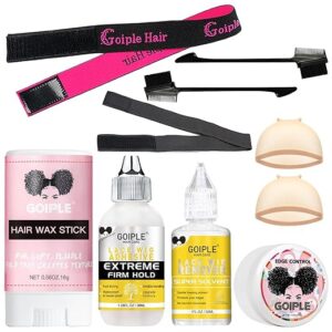 Waterproof Lace Front Adhesive for Wigs with Tools and Hair Wax Stick
